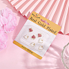Beebeecraft 10Pcs 2 Colors Real 18K Gold Plated Brass Charms KK-BBC0016-07-6