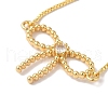 Brass Micro Pave Cubic Zirconia Silder Bracelets for Women BJEW-C070-01A-G-3