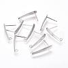 304 Stainless Steel Ear Stud Components STAS-F222-036-1