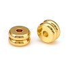 Long-Lasting Plated Brass Spacer Beads KK-D160-29G-2