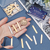 SUNNYCLUE 30Pcs 3 Colors 304 Stainless Steel Connector Charms STAS-SC0008-80-3