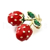 Brass with Enamel Charms KK-Q066-01D-G-2