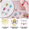 Glass Pendants PALLOY-DC00012-4