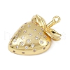 Brass Micro Pave Cubic Zirconia Pendants KK-R224-10G-2