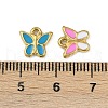304 Stainless Steel Enamel Charms STAS-Z140-17G-3