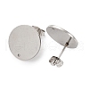304 Stainless Steel Stud Earring Findings STAS-H436-21P-05-2
