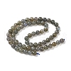 Natural Labradorite Beads Strands G-U017-6mm-01-3