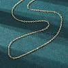 Brass Chain Necklacess KK-P205-01G-1