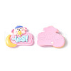 Opaque Resin Cabochons CRES-P023-01C-2