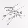 Tarnish Resistant 304 Stainless Steel Eye Pin X-STAS-R045-30mm-1