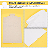 Kraft Paper Shirt Package Backboards DIY-WH0399-56-4