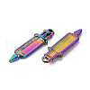 Rainbow Color Alloy Pendants PALLOY-S180-132-NR-3