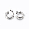 Non-Tarnish 304 Stainless Steel Open Jump Rings X-STAS-H437-9x1mm-2