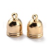 Brass Cord End Cap for Jewelry Making KK-O139-14G-G-2