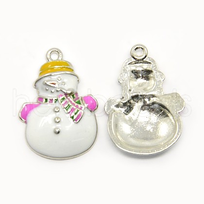 Alloy Enamel Pendants X-EA817Y-1