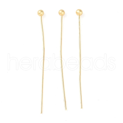 Brass Ball Head Pins KK-N254-49D-G-1
