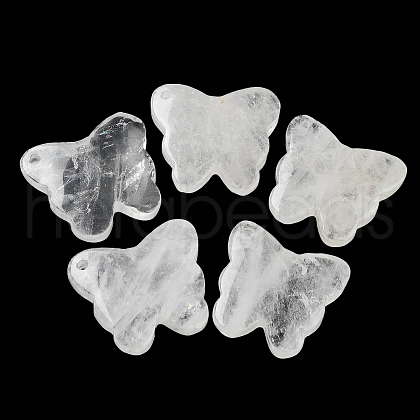 Natural Quartz Crystal Pendants G-D087-01E-1