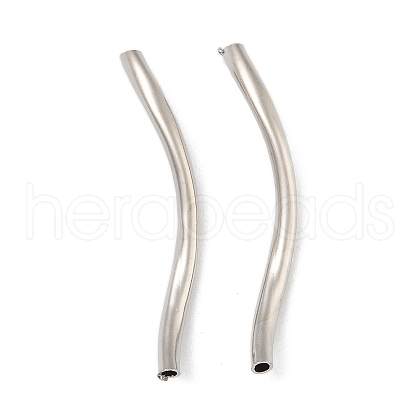 Brass Twist Tube Beads KK-B120-02D-P-1
