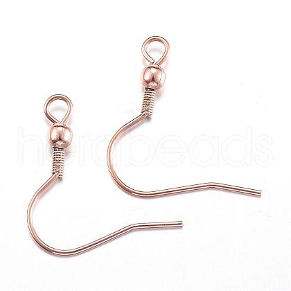 Ion Plating(IP) 304 Stainless Steel Earring Hooks STAS-D167-61RG-1