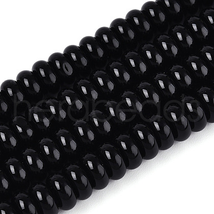 Opaque Spray Painted Glass Beads GLAA-ZX008-6mm-18F-1