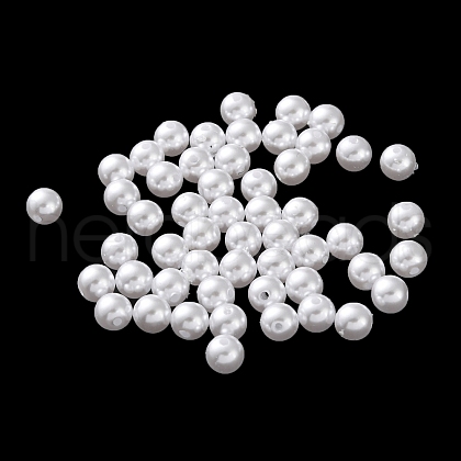 Plastic Imitation Pearl Beads FIND-M059-01B-09-1