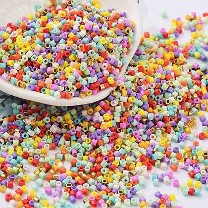 Baking Paint Glass Seed Beads X-SEED-S042-05B-50-1