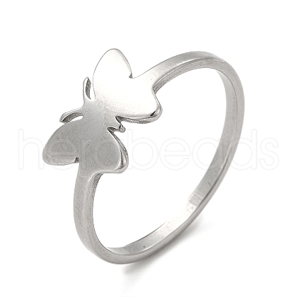 Non-Tarnish 201 Classic 201 Stainless Steel Finger Rings for Women RJEW-G278-36P-1