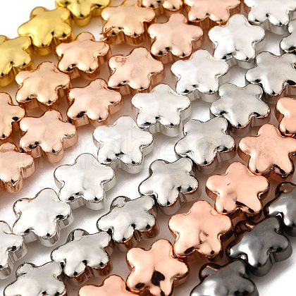 Electroplate Glass Beads Strands EGLA-V001-05-1