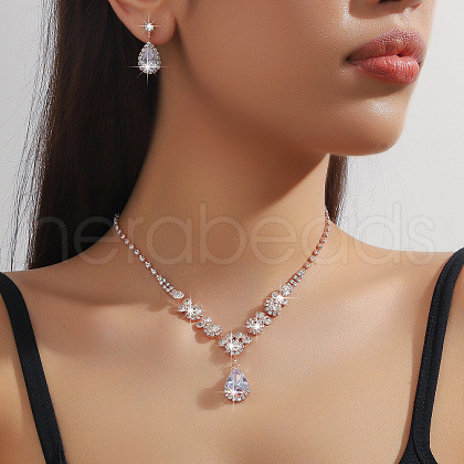 Alloy Rhinestone Jewelry Sets FS-WGDD53E-04-1