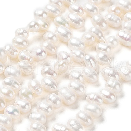 Natural Cultured Freshwater Pearl Beads Strands PEAR-J007-85-1