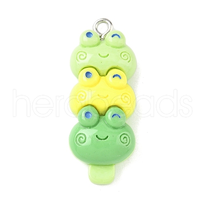 Animal Theme Resin Pendants RESI-V005-001A-1