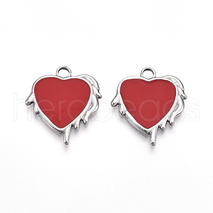304 Stainless Steel Pendants STAS-N108-20B-P-1