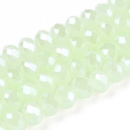 Electroplate Glass Beads Strands EGLA-A034-J6mm-A05-1-1