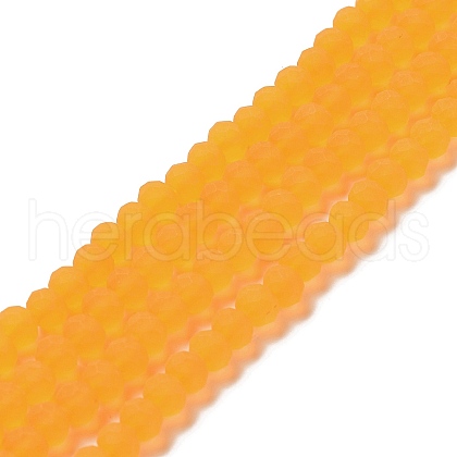 Transparent Glass Beads Strands X-EGLA-A034-T6mm-MD05-1