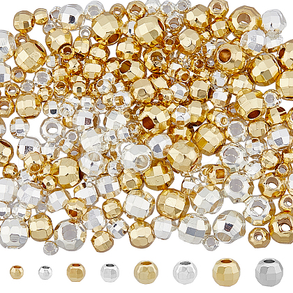 HOBBIESAY 200Pcs 8 Styles Alloy Spacer Beads FIND-HY0003-19-1