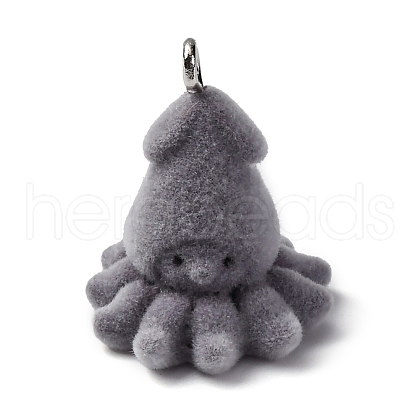 Flocky Marine Organism Resin Pendants FIND-S001-04B-1