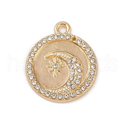 Alloy Crystal Rhinestone Pendants PALLOY-P310-05A-G-1
