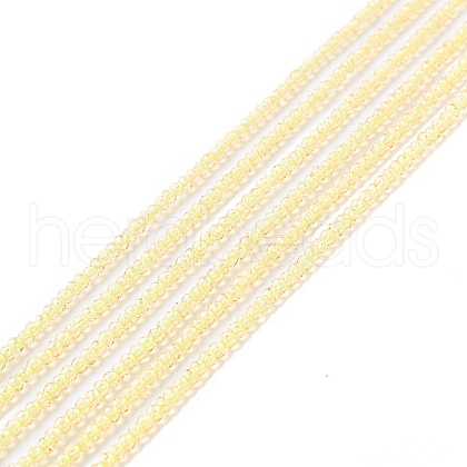 Transparent Glass Beads Strands GLAA-C019-01A-10-1