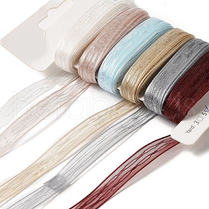 Polyester and Nylon Ribbon Sets DIY-Z029-01H-1