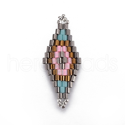 MIYUKI & TOHO Handmade Japanese Seed Beads Links SEED-E004-F37-1