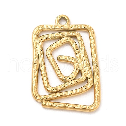 Ion Plating(IP) 304 Stainless Steel Pendants STAS-D084-10G-1