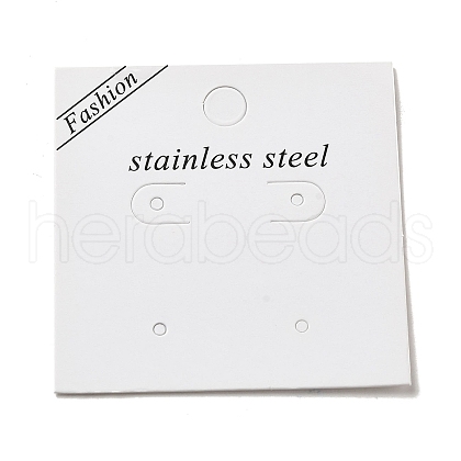 Paper Display Card with Word Stainless Steel CDIS-L009-10-1