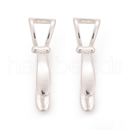 925 Sterling Silver Ice Pick Pinch Bails STER-D035-40C-03S-1