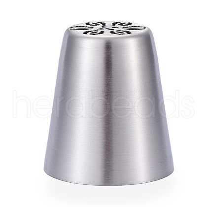 Non-Tarnish Floral Stainless Steel Russian Piping Tips DIY-D036-15P-1