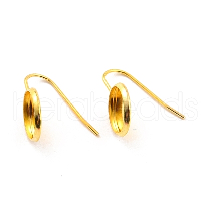304 Stainless Steel Earring Hooks X-STAS-C044-01B-G-1