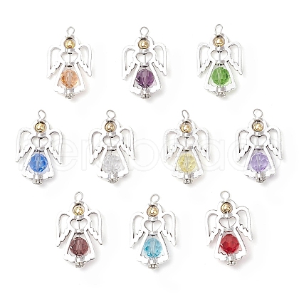 Alloy Glass Pendants PALLOY-JF03850-01-1