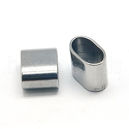 Tarnish Resistant 304 Stainless Steel Slide Charms STAS-E018-1-1