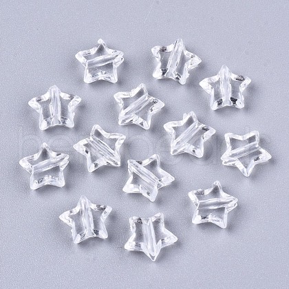 Transparent Acrylic Beads MACR-T036-12-1