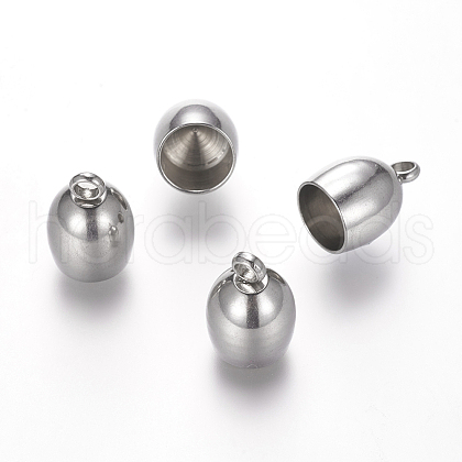 Tarnish Resistant 304 Stainless Steel Cord Ends STAS-E136-62-1