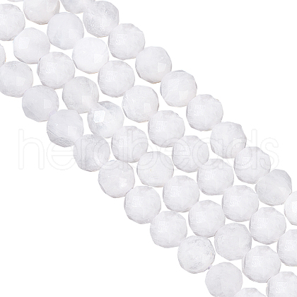 Olycraft 1 Strand Natural Rainbow Moonstone Beads Strands G-OC0005-37-1